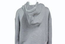 画像をギャラリービューアに読み込む, 極美品 LOEWE ロエベ アナグラム パーカー 短丈 1727170 ポルトガル製 コットン ウール グレー サイズXS 中古 4b003873
