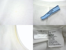 画像をギャラリービューアに読み込む, PRADA プラダ 23SS Ribbed Knit Jersey Dress リブニット ジャージー ドレス 33560C ホワイト サイズ42 美品 中古 4b003878