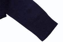 画像をギャラリービューアに読み込む, 極美品 CELINE セリーヌ フィービー期 バック リボン 変形 ニット ネイビー ウール 2 3BL0 トップス 紺色 サイズXS 中古 4b003881