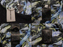 画像をギャラリービューアに読み込む, 極美品 BALENCIAGA バレンシアガ ワンピース 花柄 575428 イタリア製 レーヨン シルク ブラック マルチカラー サイズ40 中古 4b003883