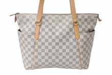 画像をギャラリービューアに読み込む, LOUIS VUITTON ルイヴィトン トートバッグ N41280 トータリーPM ダミエアズールキャンバス アズール ゴールド 美品 中古 4b003893