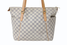 画像をギャラリービューアに読み込む, LOUIS VUITTON ルイヴィトン トートバッグ N41280 トータリーPM ダミエアズールキャンバス アズール ゴールド 美品 中古 4b003893