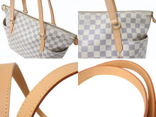 画像をギャラリービューアに読み込む, LOUIS VUITTON ルイヴィトン トートバッグ N41280 トータリーPM ダミエアズールキャンバス アズール ゴールド 美品 中古 4b003893