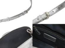 Load image into Gallery viewer, Christian Dior クリスチャンディオール LADY DIOR レディディオール マイクロカナージュ ミニ 2WAYバッグ M0550PSKC シルバー 美品 中古 4b003895