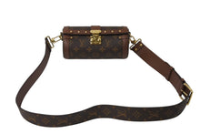 画像をギャラリービューアに読み込む, 極美品 LOUIS VUITTON ルイヴィトン モノグラム パピヨン トランク M57835 ショルダーバッグ ブラウン ゴールド金具 中古 4b003896