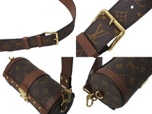 画像をギャラリービューアに読み込む, 極美品 LOUIS VUITTON ルイヴィトン モノグラム パピヨン トランク M57835 ショルダーバッグ ブラウン ゴールド金具 中古 4b003896