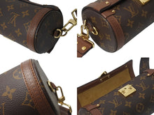画像をギャラリービューアに読み込む, 極美品 LOUIS VUITTON ルイヴィトン モノグラム パピヨン トランク M57835 ショルダーバッグ ブラウン ゴールド金具 中古 4b003896