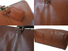 画像をギャラリービューアに読み込む, LOUIS VUITTON ルイヴィトン エピ キーポル50 ボストンバッグ ハンドバッグ M42968 エピレザー ブラウン ゴールド金具 美品 中古 4b003897