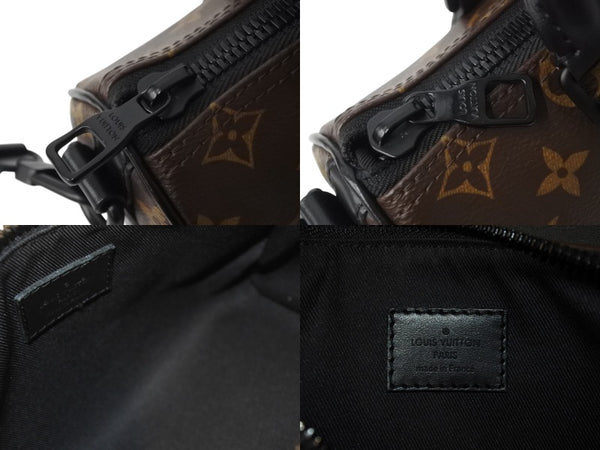 Very good condition LOUIS VUITTON Keepall XS handbag M45788 Monogram Macassar Black Brown Purple Yellow Used 4b003900