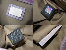 画像をギャラリービューアに読み込む, FENDI フェンディ マンマバケット ホーボー ワンショルダーバッグ 8BR036 ズッキーノ柄 キャンバス レザー パープル 美品 中古 4b003902