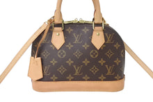 Load image into Gallery viewer, LOUIS VUITTON ルイヴィトン モノグラム アルマBB ハンドバッグ M53152 ショルダー 2WAY PVC ゴールド金具 美品 中古 4b003903