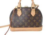 Load image into Gallery viewer, LOUIS VUITTON ルイヴィトン モノグラム アルマBB ハンドバッグ M53152 ショルダー 2WAY PVC ゴールド金具 美品 中古 4b003903
