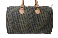 画像をギャラリービューアに読み込む, 極美品 Christian Dior クリスチャンディオール ボストンバッグ トロッター柄 ブラック ベージュ PVC レザー ゴールド金具 総柄 中古 4b003904