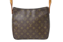 Load image into Gallery viewer, LOUIS VUITTON ルイヴィトン ルーピングMM ワンショルダーバッグ M51146 モノグラム PVC レザー ブラウン ゴールド金具 美品 中古 4b003906