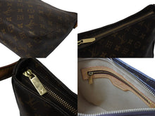 Load image into Gallery viewer, LOUIS VUITTON ルイヴィトン ルーピングMM ワンショルダーバッグ M51146 モノグラム PVC レザー ブラウン ゴールド金具 美品 中古 4b003906