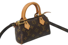 Load image into Gallery viewer, LOUIS VUITTON ルイヴィトン ミニスピーディー ハンドバッグ 2WAYバッグ M41534 モノグラム ブラウン 美品 中古 4b003909