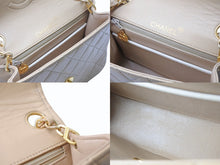 Load image into Gallery viewer, CHANEL シャネル ミニマトラッセ17 Sフラップ Sチェーンショルダーバッグ 1番台 ココマーク ラムスキン ベージュ 美品 中古 4b003911