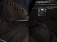 画像をギャラリービューアに読み込む, FENDI フェンディ マンマバケット ワンショルダーバッグ デニム レザー ネイビー シルバー金具 美品 中古 4b003916