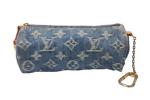 画像をギャラリービューアに読み込む, LOUIS VUITTON ルイヴィトン モノグラムデニム ミニ トゥルーススピーディGM M95081 スピーディブルー 美品 中古 4b003919
