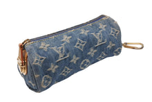 画像をギャラリービューアに読み込む, LOUIS VUITTON ルイヴィトン モノグラムデニム ミニ トゥルーススピーディGM M95081 スピーディブルー 美品 中古 4b003919