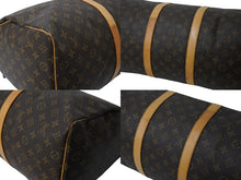 画像をギャラリービューアに読み込む, LOUIS VUITTON ルイヴィトン キーポル50 ボストンバッグ M41426 モノグラムキャンバス ブラウン ゴールド金具 美品 中古 4b003922