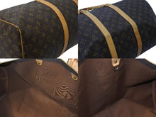 画像をギャラリービューアに読み込む, LOUIS VUITTON ルイヴィトン キーポル50 ボストンバッグ M41426 モノグラムキャンバス ブラウン ゴールド金具 美品 中古 4b003922