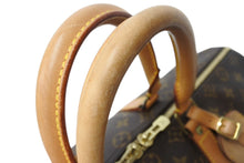 画像をギャラリービューアに読み込む, LOUIS VUITTON ルイヴィトン モノグラム キーポル45 ボストンバッグ M41428 PVCコーティングキャンバス ヌメ革 ブラウン ゴールド金具 美品 中古 4b003923