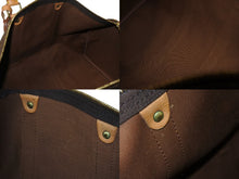 画像をギャラリービューアに読み込む, LOUIS VUITTON ルイヴィトン モノグラム キーポル45 ボストンバッグ M41428 PVCコーティングキャンバス ヌメ革 ブラウン ゴールド金具 美品 中古 4b003923