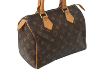 Load image into Gallery viewer, LOUIS VUITTON ルイヴィトン スピーディ25 ハンドバッグ M41528 モノグラム PVC レザー ゴールド金具 ブラウン 美品 中古 4b003925