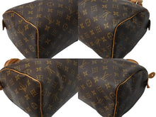 Load image into Gallery viewer, LOUIS VUITTON ルイヴィトン スピーディ25 ハンドバッグ M41528 モノグラム PVC レザー ゴールド金具 ブラウン 美品 中古 4b003925