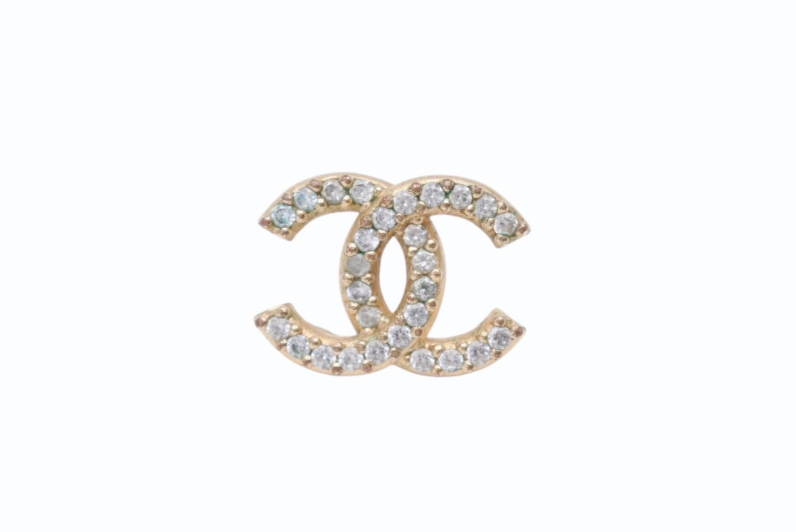 極美品 CHANEL シャネル ココマーク ピアス 片耳 アクセサリー ライン