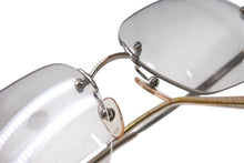 画像をギャラリービューアに読み込む, CHANEL シャネル リムレス ラインストーン ココマーク サングラス クリア シルバー プラスチック メタル ロゴ 62☐17 4017 シルバー金具 美品 中古 4b003947