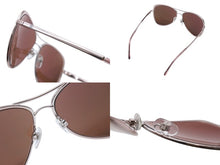 画像をギャラリービューアに読み込む, CHANEL シャネル サングラス ティアドロップ ミラー ピンクゴールド プラスチック サイズ57□14 美品 中古 4b003948