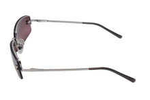 Load image into Gallery viewer, CHANEL シャネル リムレス ラインストーン ココマーク サングラス パープル シルバー プラスチック メタル ロゴ 56☐16 4093 シルバー金具 美品 中古 4b003949