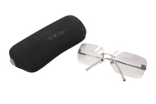 Load image into Gallery viewer, 極美品 CHANEL シャネル リムレス サングラス 4017-D c.159/6I サイズ62□17 120 ココマーク メタル ラインストーン 中古 4b003950