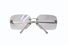 Load image into Gallery viewer, 極美品 CHANEL シャネル リムレス サングラス 4017-D c.159/6I サイズ62□17 120 ココマーク メタル ラインストーン 中古 4b003950