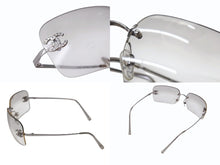 Load image into Gallery viewer, 極美品 CHANEL シャネル リムレス サングラス 4017-D c.159/6I サイズ62□17 120 ココマーク メタル ラインストーン 中古 4b003950