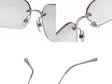 Load image into Gallery viewer, 極美品 CHANEL シャネル リムレス サングラス 4017-D c.159/6I サイズ62□17 120 ココマーク メタル ラインストーン 中古 4b003950