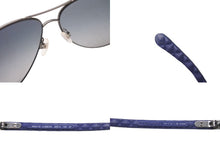 画像をギャラリービューアに読み込む, CHANEL シャネル サングラス マトラッセ ココマーク 4204-Q プラスチック スモークグラデーション ブラック シルバー サイズ58□14 美品 中古 4b003951