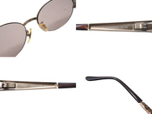 画像をギャラリービューアに読み込む, 極美品 FENDI フェンディ サングラス ロゴモチーフ ブラウンレンズ 度入り SL7166 イタリア製 メタル ブラウン ゴールド金具 中古 4b003952