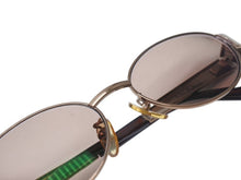 画像をギャラリービューアに読み込む, 極美品 FENDI フェンディ サングラス ロゴモチーフ ブラウンレンズ 度入り SL7166 イタリア製 メタル ブラウン ゴールド金具 中古 4b003952