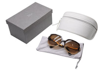 Load image into Gallery viewer, 極美品 Christian Dior クリスチャンディオール Soie2 グラデーション サングラス ブラウン プラスチック メタル 56☐18 4X7UP ゴールド金具 中古 4b003953