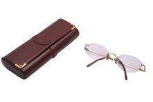 画像をギャラリービューアに読み込む, Cartier カルティエ リムレス メガネ 度入り 眼鏡 アイウェア メタル 283226 ゴールド 小物 ゴールド金具 美品 中古 4b003955