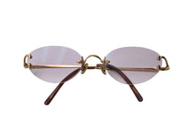 画像をギャラリービューアに読み込む, Cartier カルティエ リムレス メガネ 度入り 眼鏡 アイウェア メタル 283226 ゴールド 小物 ゴールド金具 美品 中古 4b003955