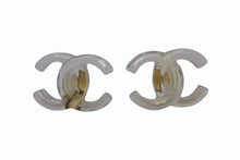 Load image into Gallery viewer, [USED/中古]CHANEL シャネル ピアス クリア シルバー プラスチック メタル Bランク 中古 4b003983