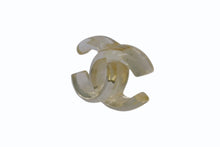 Load image into Gallery viewer, [USED/中古]CHANEL シャネル ピアス クリア シルバー プラスチック メタル Bランク 中古 4b003983