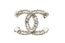 Load image into Gallery viewer, 極美品 CHANEL シャネル ブローチ ピンブローチ ココマーク A22A刻印 メタル ラインストーン ゴールド 30.9g 中古 4b003934