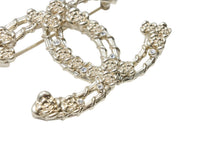 Load image into Gallery viewer, 極美品 CHANEL シャネル ブローチ ピンブローチ ココマーク A22A刻印 メタル ラインストーン ゴールド 30.9g 中古 4b003934
