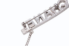 Load image into Gallery viewer, 極美品 CHANEL シャネル ココマーク ブローチ 重量約12.1g 02P刻印 ブランドロゴ ラインストーン メタル シルバー クリア 中古 4b003968