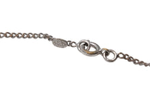 Load image into Gallery viewer, 極美品 CHANEL シャネル ココマーク ネックレス ラインストーン アクセサリー 06V刻印 メタル シルバー 4g 中古 4b003942